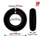 Jeu de 3 anneaux flexibles noirs Beast - Love Store Paris
