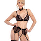 Ensemble soutien-gorge, string et collie Abierta Fina - Love Store Paris