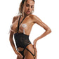 Alliane porte-jarretelles et string noir Obsessive - Love Store Paris
