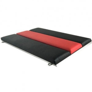 Banc Doggy Sling suspendu matelassé noir et rouge