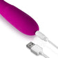 Vibromasseur 10 vitesses rechargeable 18,6cm Yoba - Love Store Paris