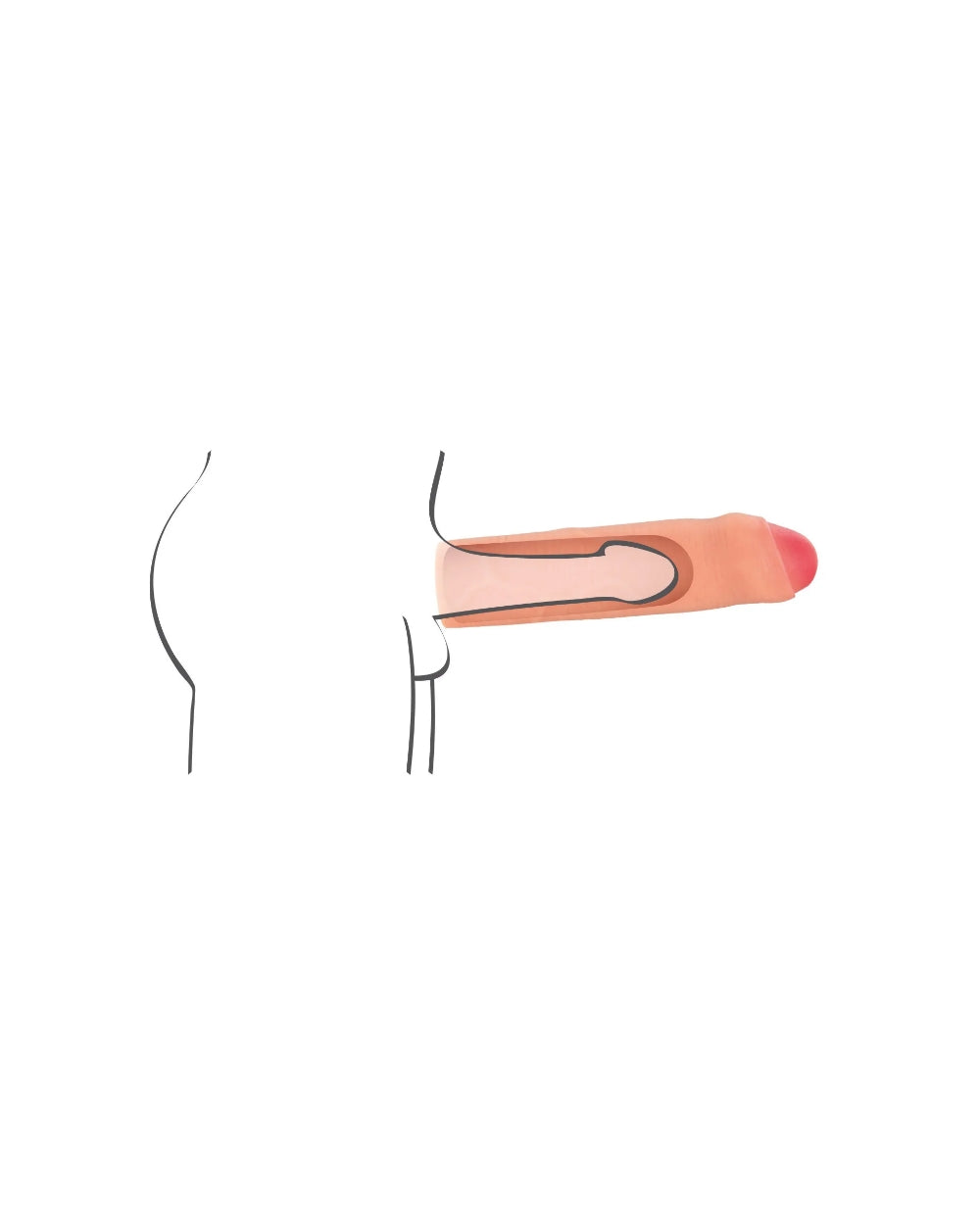 Biggy gaine de pénis 16cm Real Body Classics - Love Store Paris