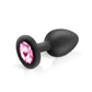 Bijou anal rose et silicone noire 50g - Love Store Paris