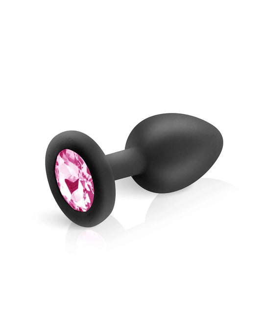 Bijou anal rose et silicone noire 50g - Love Store Paris