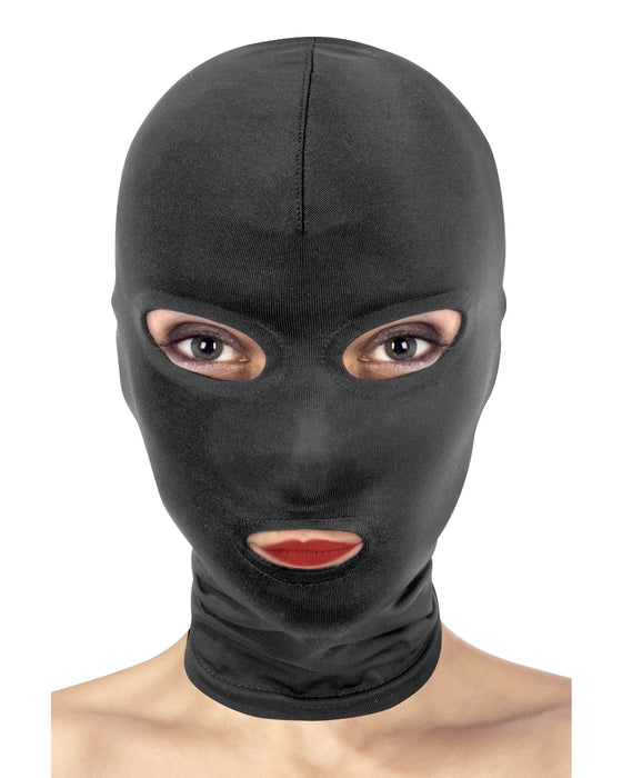 Cagoule fétichiste ouvertures yeux et bouche - Love Store Paris