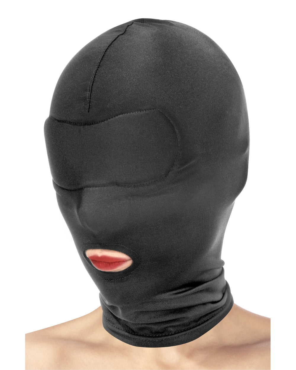 Cagoule fétichiste ouverture bouche extensible - Love Store Paris