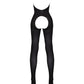 Combinaison seins ouverts résille noire - Love Store Paris