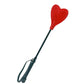 Cravache coeur rouge cuir - Love Store Paris