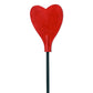 Cravache coeur rouge cuir - Love Store Paris