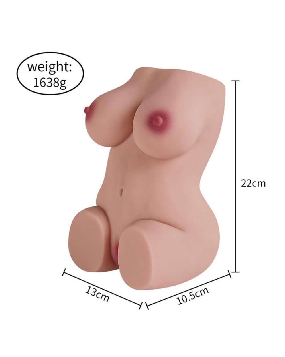 Elroy mini masturbateur torse vibrant Xise - Love Store Paris