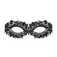 Masque brodé noir Obsessive - Love Store Paris