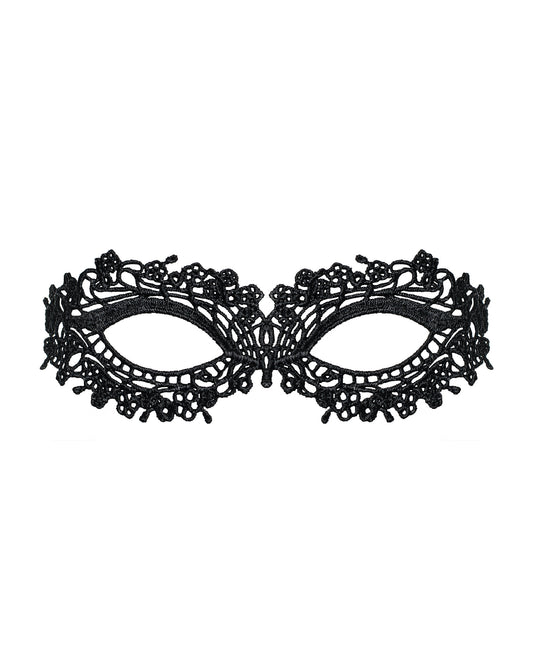 Masque brodé noir Obsessive - Love Store Paris