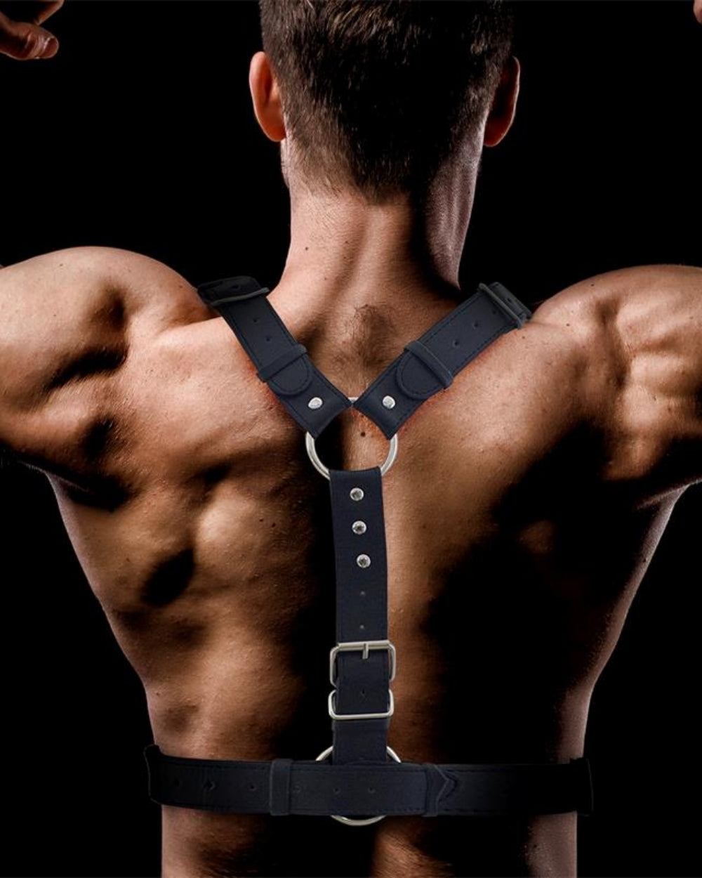 Fabrio harnais torse homme cuir végan IntoYou - Love Store Paris