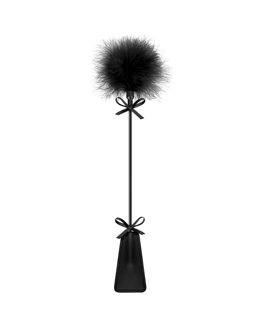 Cravache pompons noir Sweet Caress - Love Store Paris