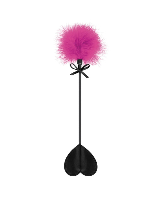 Cravache coeur pompons rose - Love Store Paris