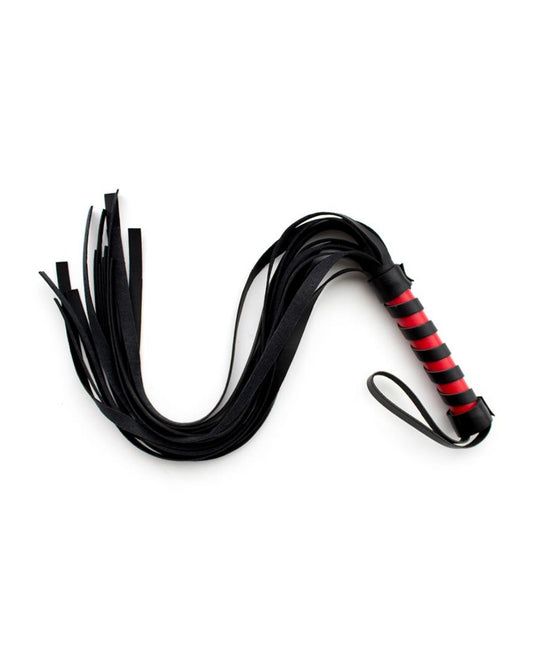 Fouet noir et rouge 45cm Latetobed - Love Store Paris