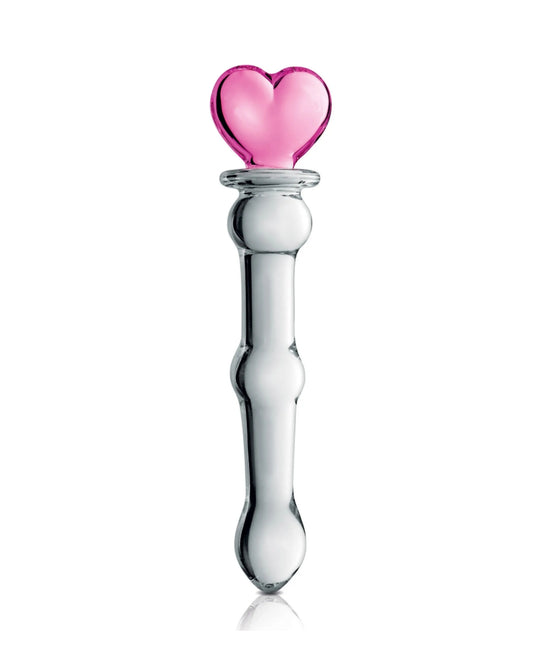 Nº21 gode verre incassable coeur rose Glossy - Love Store Paris