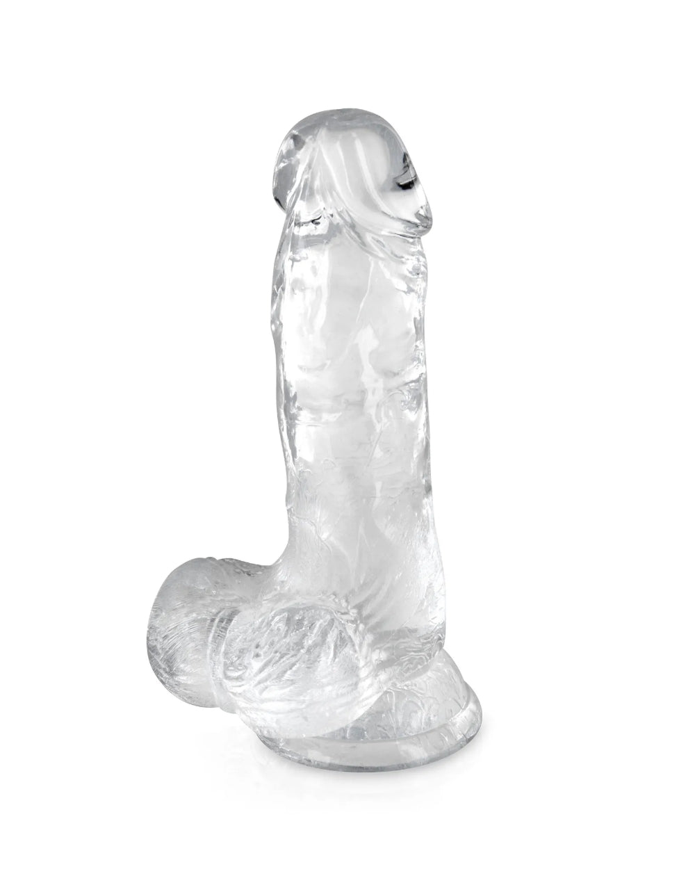 Gode ventouse jelly transparent 15,3cm - Love Store Paris