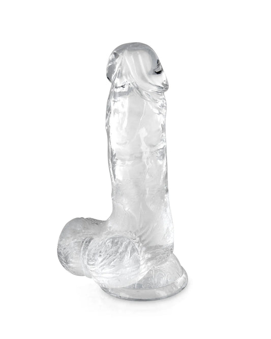 Gode ventouse jelly transparent 15,3cm - Love Store Paris
