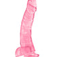 Gode ventouse jelly transparent 22cm - Love Store Paris