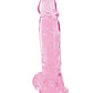 Gode ventouse jelly transparent 22cm - Love Store Paris