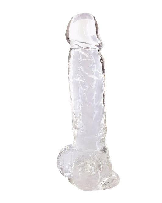 Gode ventouse jelly transparent 22cm - Love Store Paris