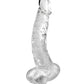 Gode ventouse jelly transparent 22cm - Love Store Paris