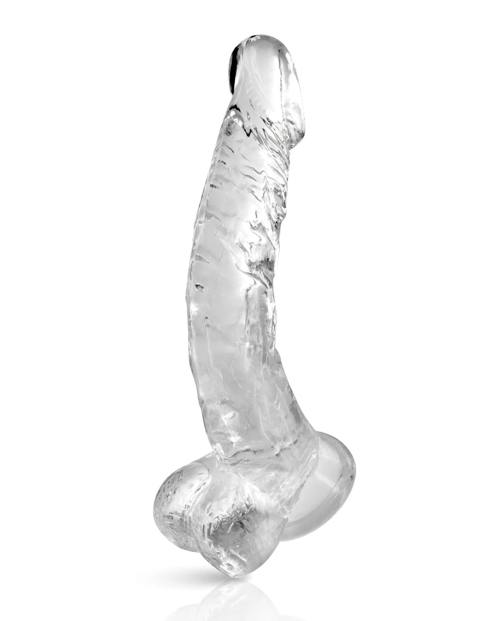 Gode ventouse jelly transparent 22cm - Love Store Paris