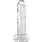 Gode ventouse jelly transparent 18cm - Love Store Paris