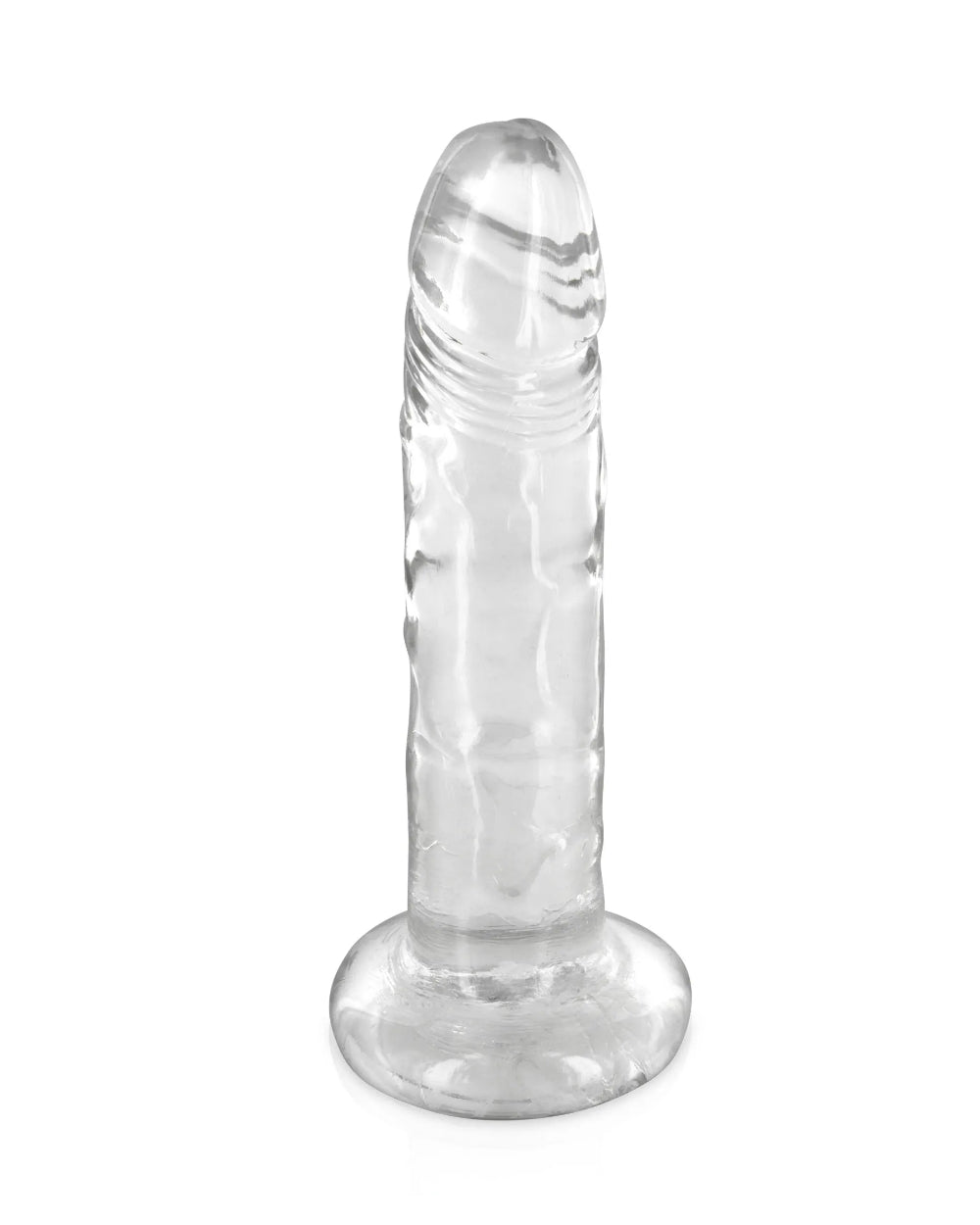 Gode ventouse jelly transparent 18cm - Love Store Paris