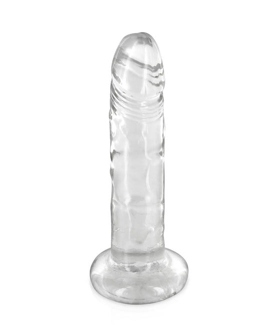 Gode ventouse jelly transparent 18cm - Love Store Paris