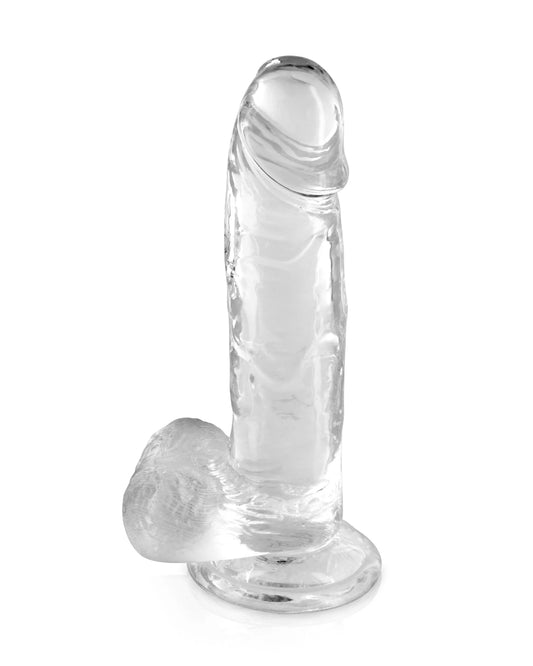 Gode ventouse jelly transparent 17,5cm - Love Store Paris