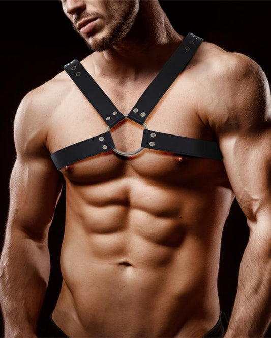 Darom harnais torse homme cuir végan IntoYou