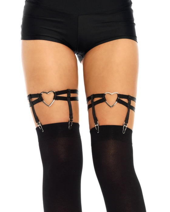 Jarretières forme de coeur Leg avenue - Love Store Paris