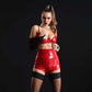 Jenna short vinyle rouge Patrice Catanzaro - Love Store Paris