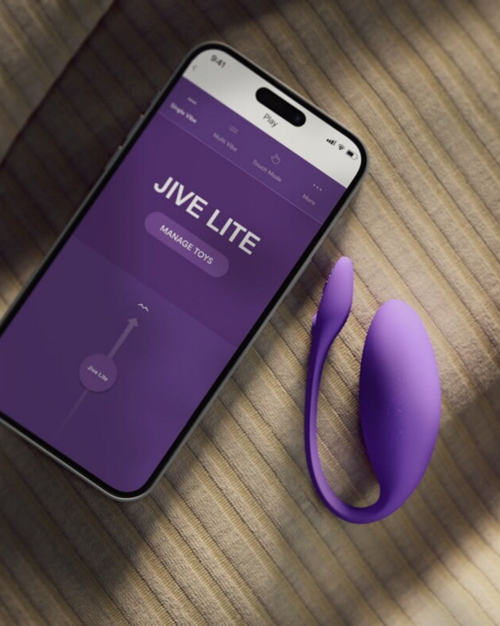 Jive Lite vibromasseur de couple connecté We-Vibe - Love Store Paris