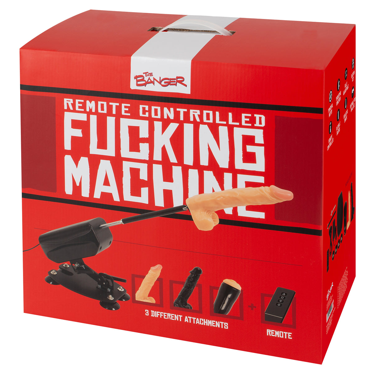 The Banger RC Fucking Machine avec télécommande et accessoires