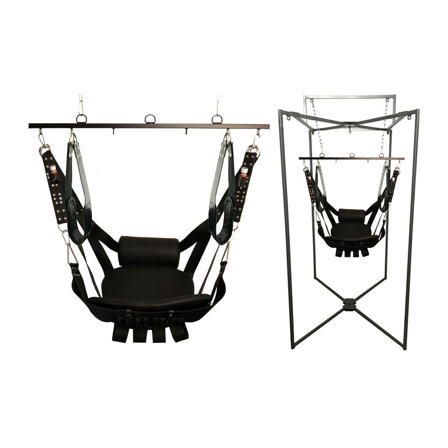 Kit Sling Cuir Deluxe VIP Noir avec armature grise