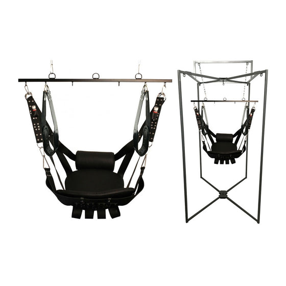 Kit Sling Cuir Deluxe VIP Noir avec armature grise