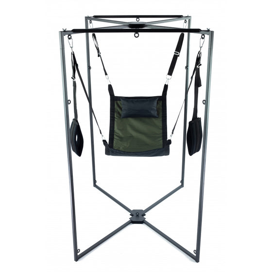 Kit Sling Tissu Carré Kaki-Noir avec structure métal