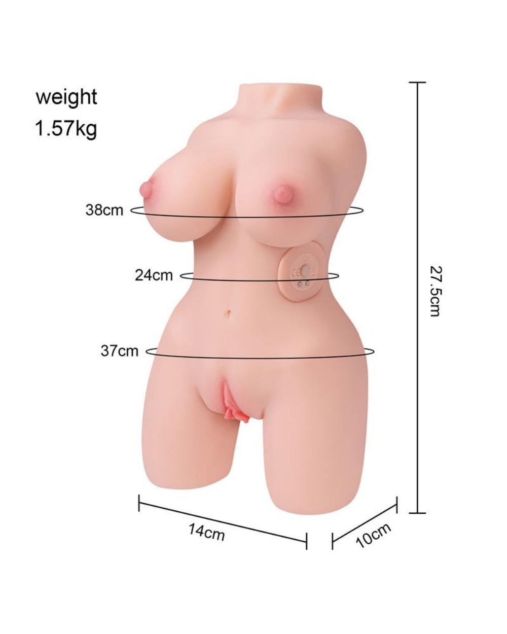 Kosey masturbateur torse vibrant vagin et anus Xise - Love Store Paris