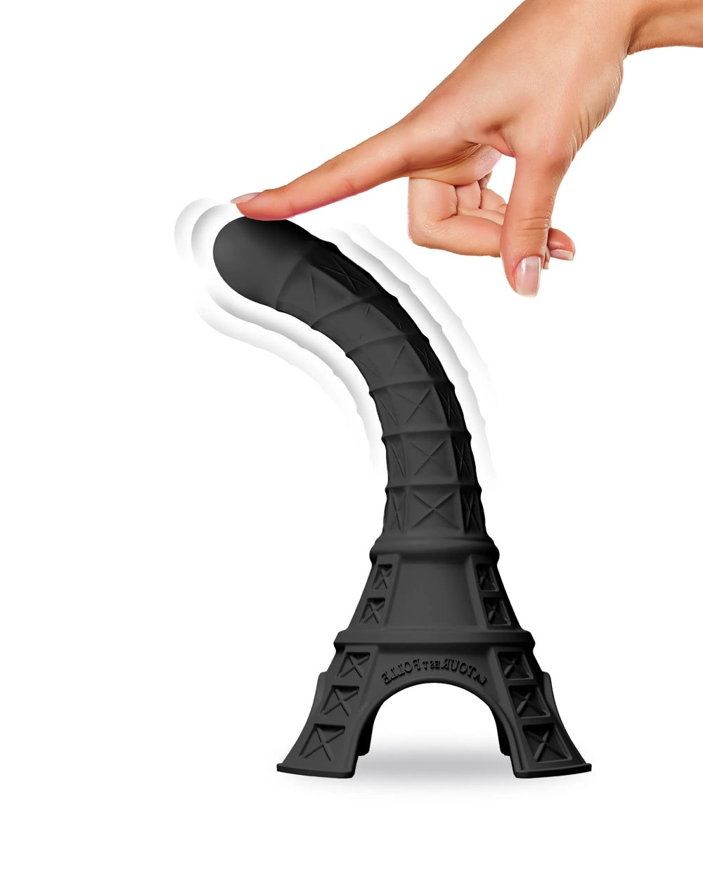 Tour Eiffel vibromasseur noir La Tour Est Folle - Love Store Paris