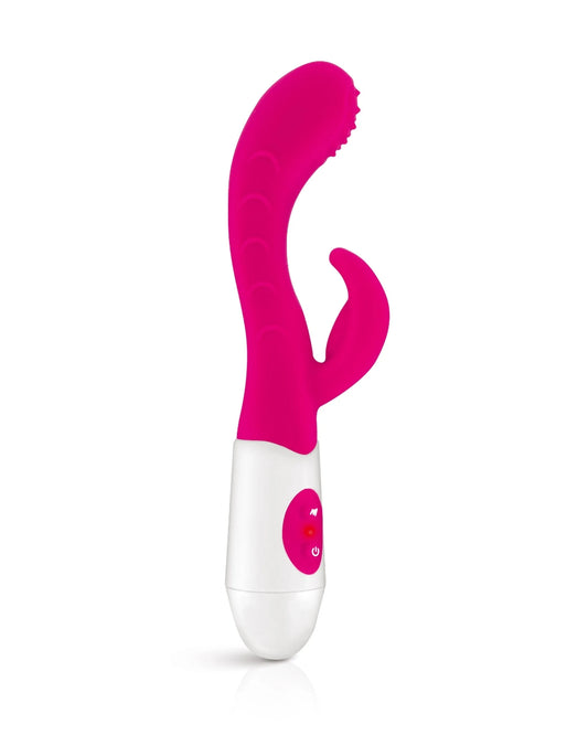Leola vibromasseur rabbit violet stries et picots Yoba - Love Store
