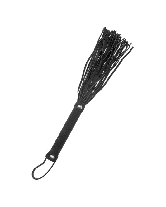 Martinet cuir de vache noir 40 lanières - Love Store Paris