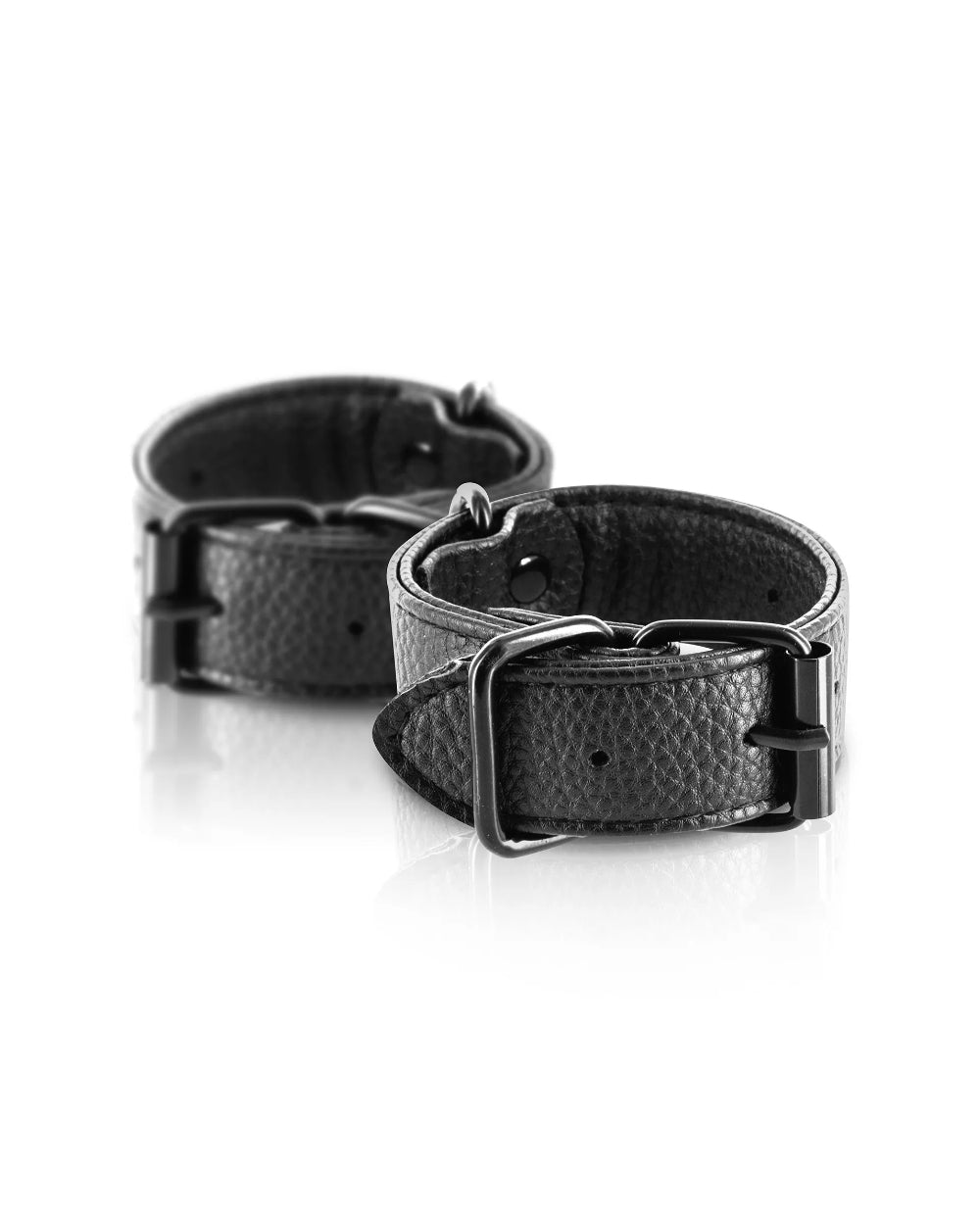 Menottes simili cuir noir Fetish Tentation - Love Store Paris