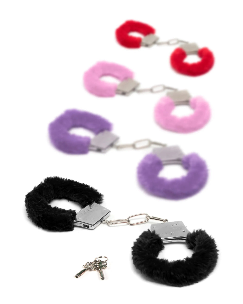 Menottes fourrure couleurs Sweet Caress - Love Store Paris
