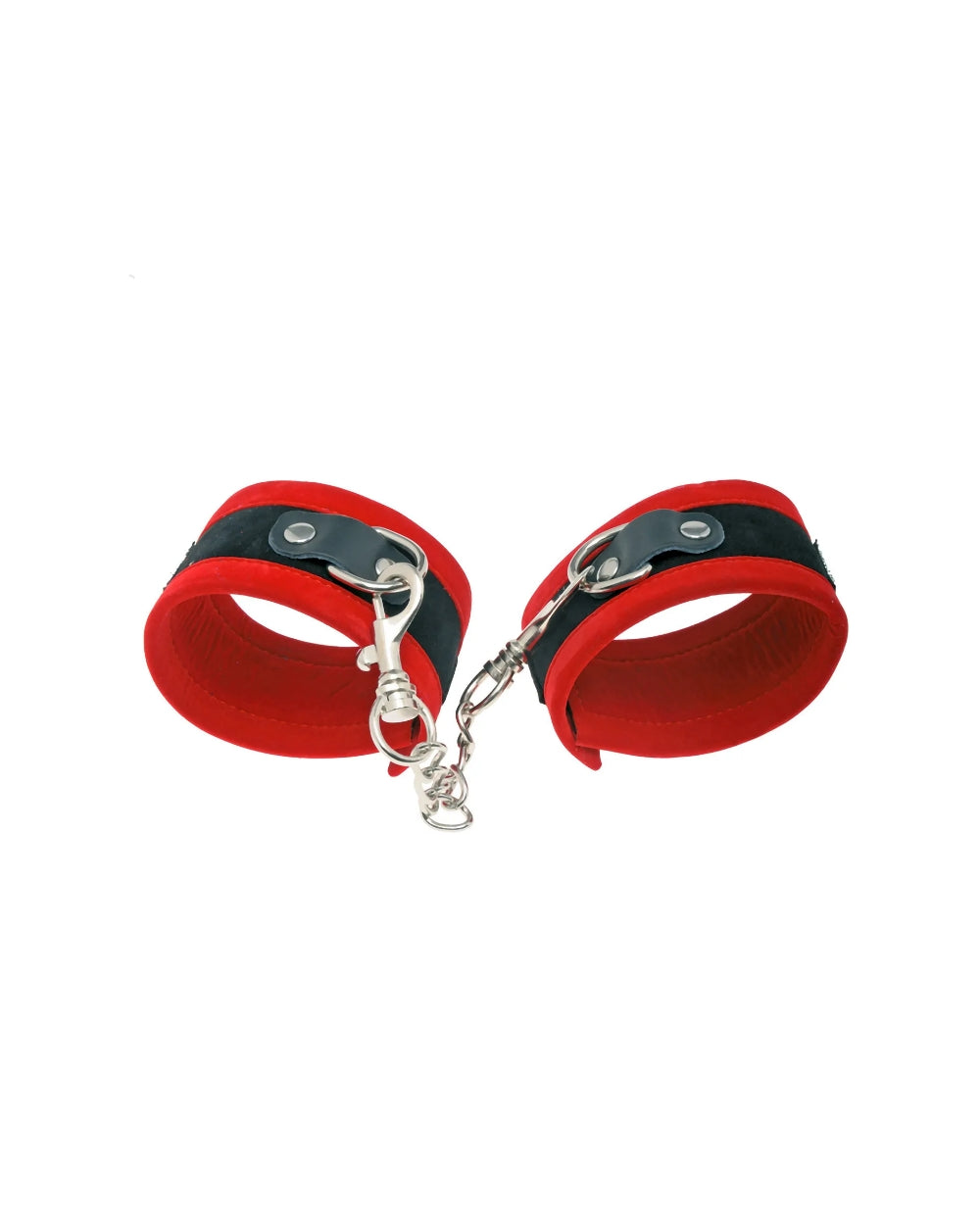 Menottes cuir de vache et velour - Love Store Paris