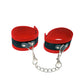 Menottes cuir de vache et velour - Love Store Paris