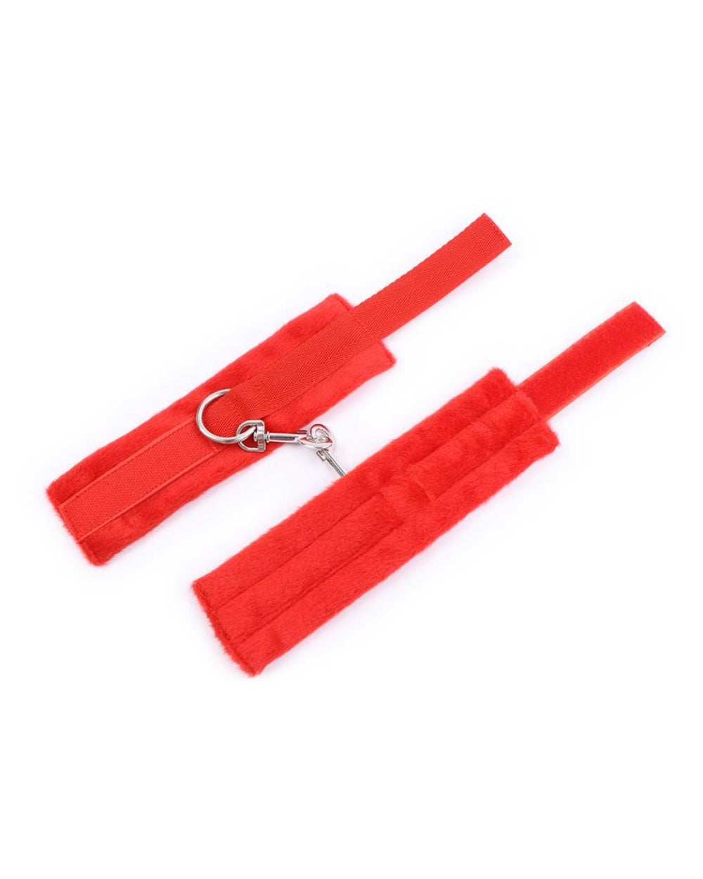 Menottes poignets velcro rouge IntoYou - Love Store Paris