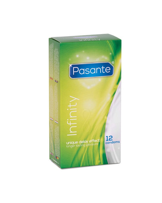 Préservatifs retardants delay 53 mm 12 unités Pasante